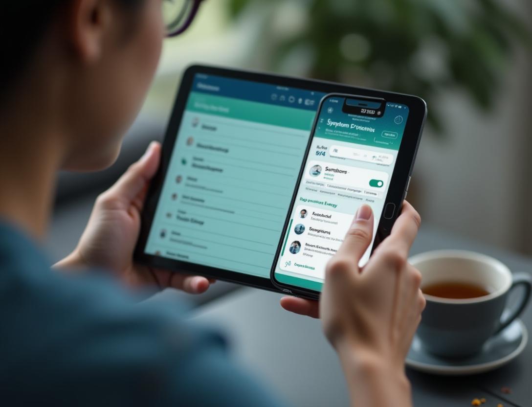 Dziennik zdrowia śledzenie objawów cukrzycy